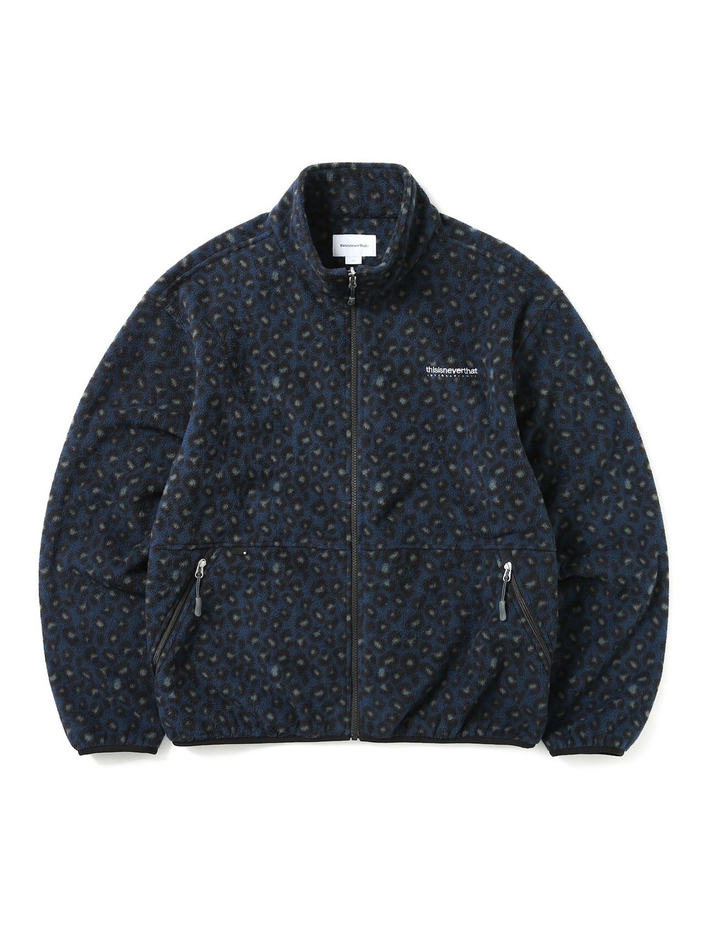 【THISISNEVERTHAT】 INTL. FLEECE JACKET LEOPARD BLUE