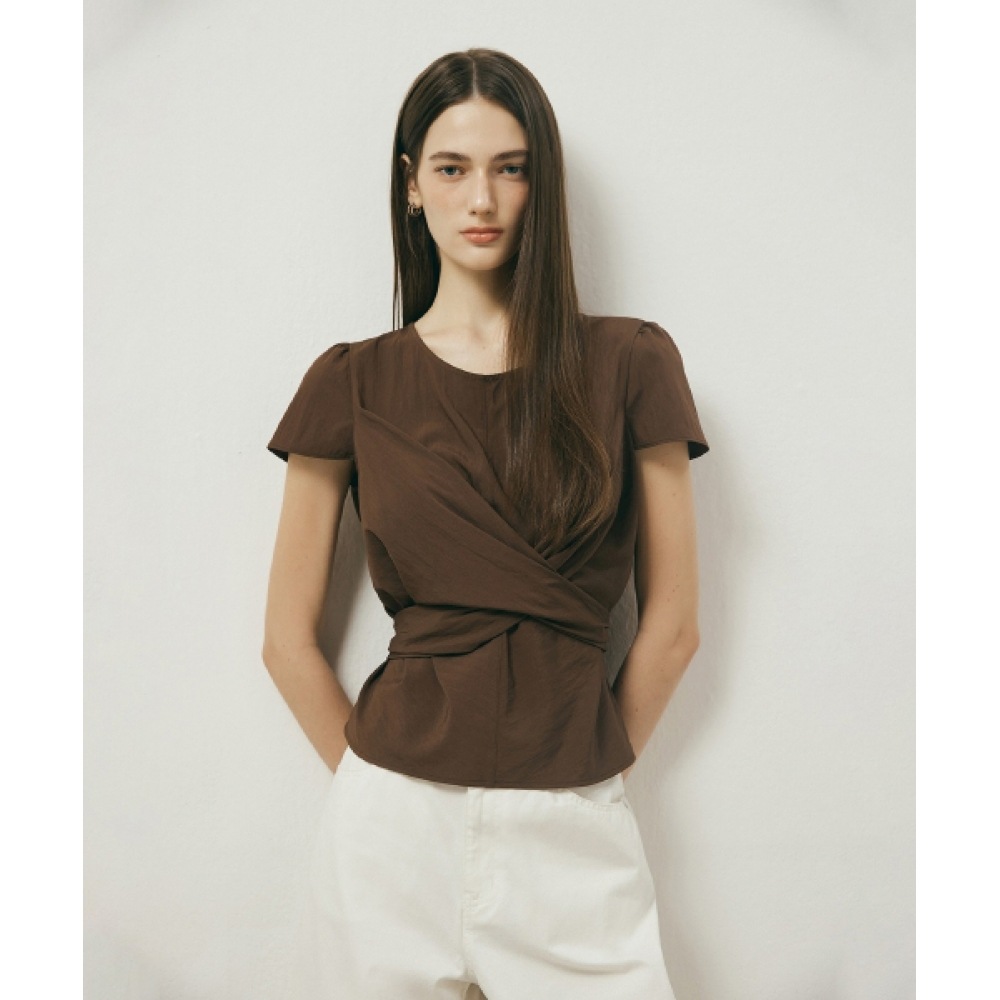MIXXO ラップバリアントブラウス_MIWBWF818B