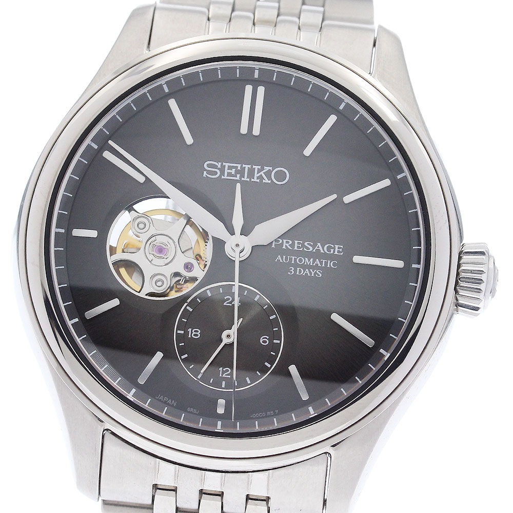 セイコー SEIKO SARJ009/6R5J-00C0 プレサージュ クラシックシリーズ 自動巻き メンズ 良品 箱・保証書付き_944455【中古】