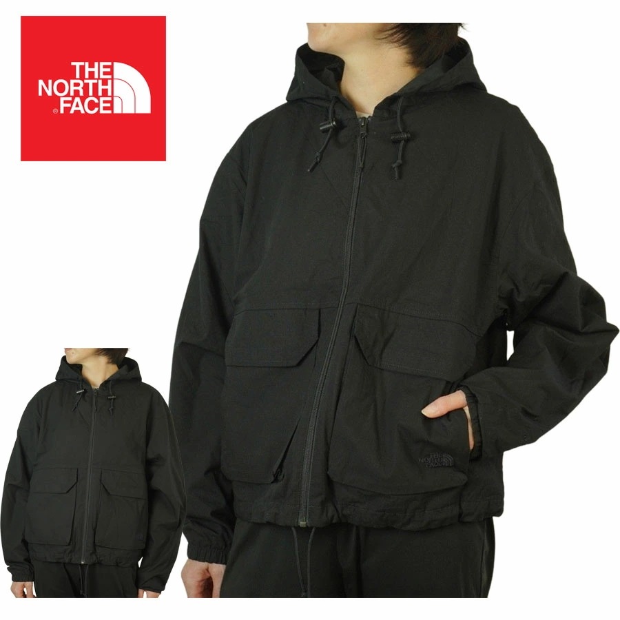 ノースフェイス THE NORTH FACEレディース ジャケットW RPSTP WND HDYリップストップ ウインド フーディーブラック 黒マウンテ