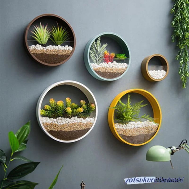 【季節替わり新作】壁掛け プランター 観葉植物 多肉植物 おしゃれ インテリア雑貨 20cm