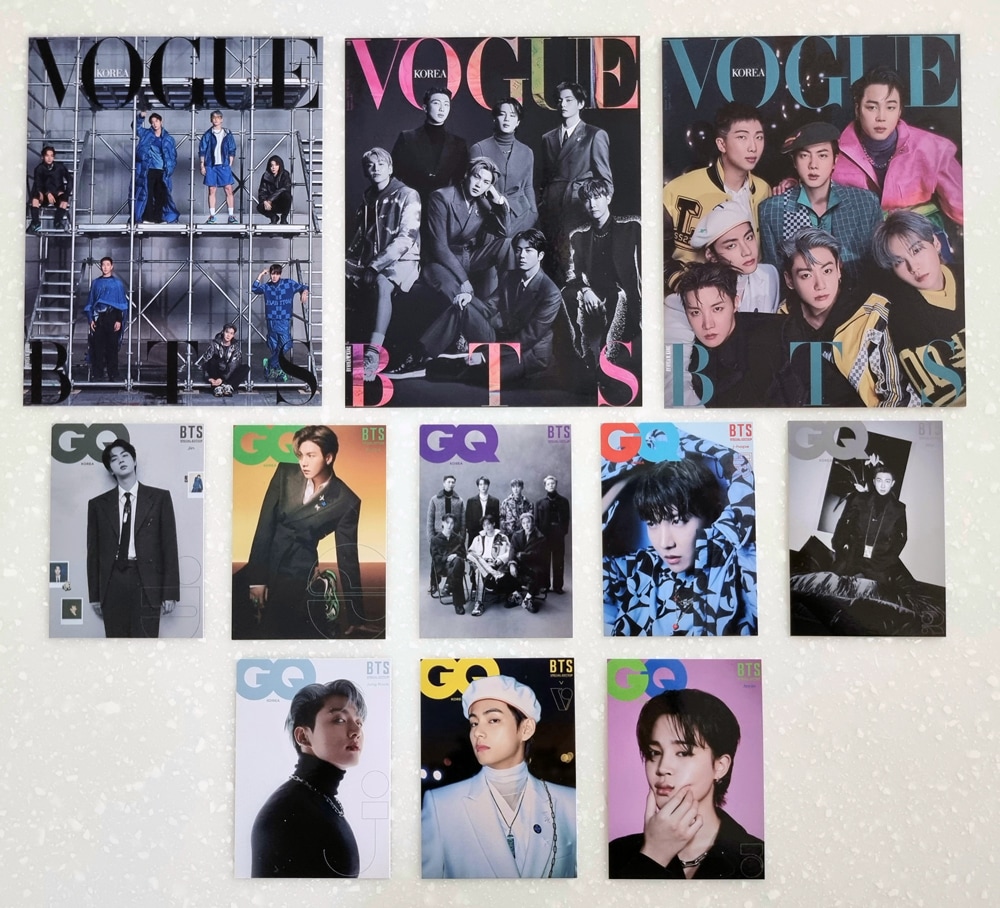 Qoo10] BTS 防弾少年団 GQ,VOGUE ト