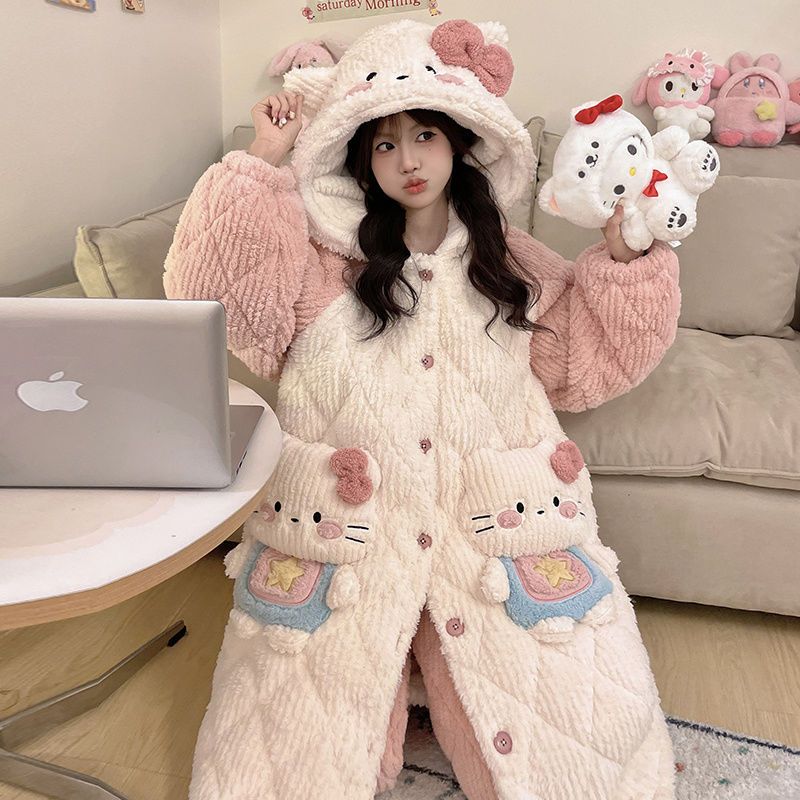 【送料無料】秋冬新作着ぐるみ パジャマお揃い ウェア セットアップ レディース 修学旅行 恋人 お揃い 可愛い 部屋着 マタニティ ペアルック カップ07 5,272円