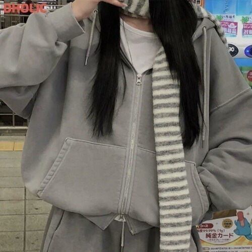 [メガ割りSALE]裏起毛ピグメントジップパーカー 7,368円