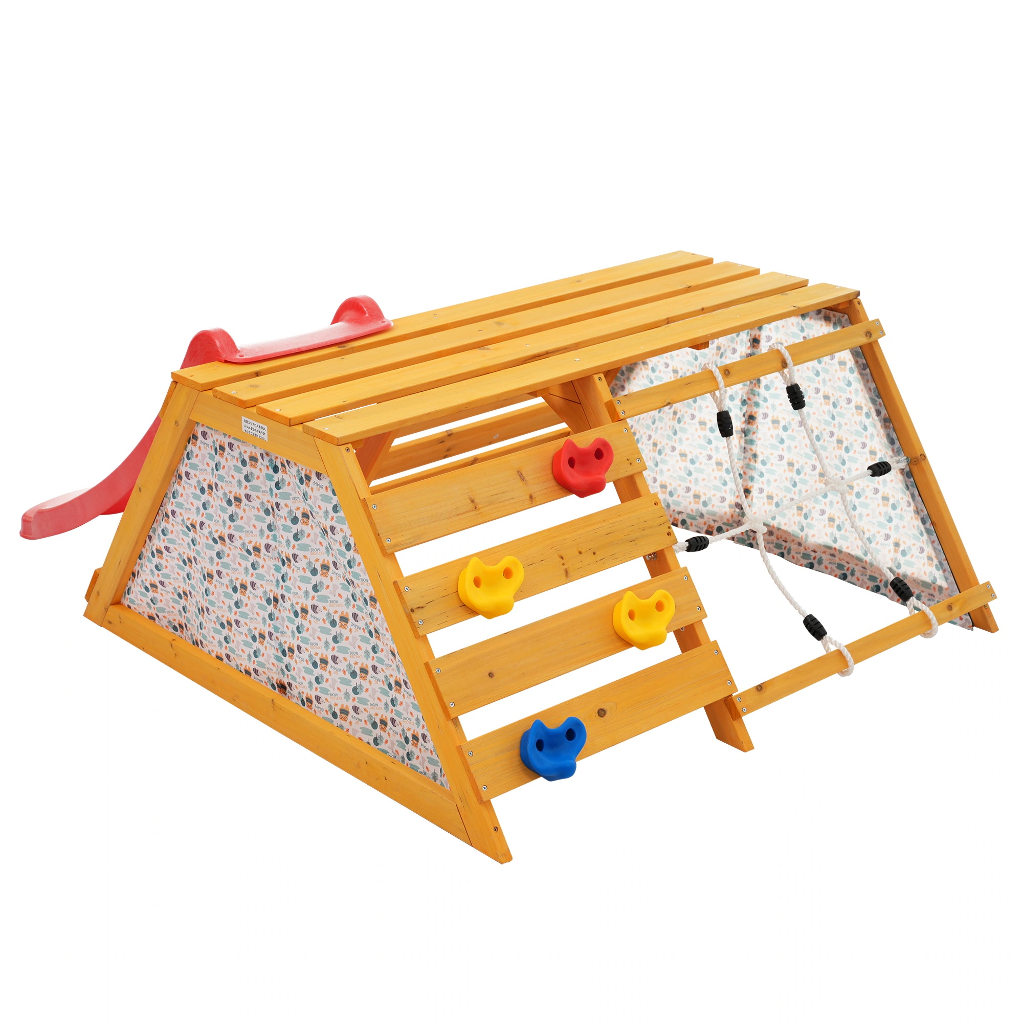 1599大型遊具 屋外遊具 ジャングルジム 滑り台 室外内 木製 天然木 耐荷重100KG 室内ジム 遊具 スギ材 すべり台 家庭用 子供 キッズ 男の子 女の子 コンパクト 3歳~8歳 プレゼント