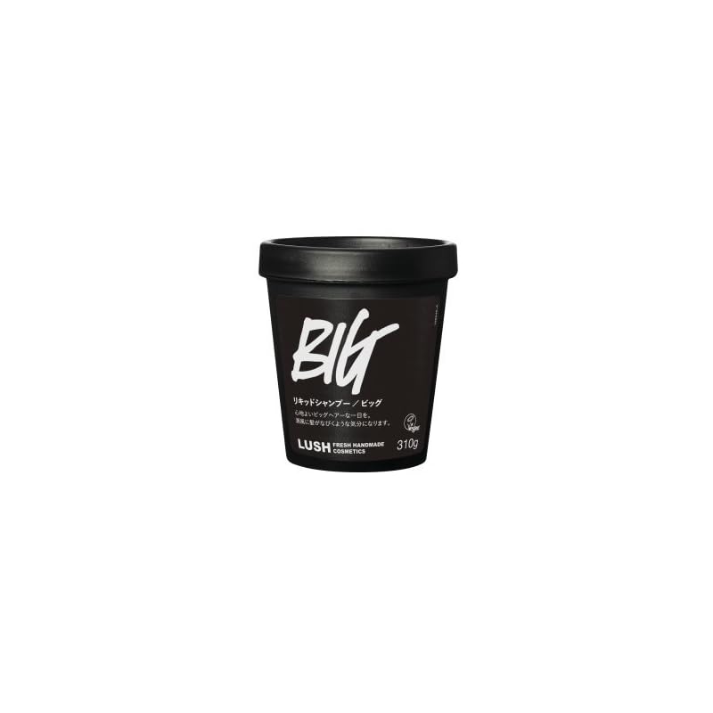 LUSH ラッシュ Big ビッグ シャンプー 海藻 シーソルト 自然派化粧品 リキッドシャンプー 天然成分 タンパク質 ツヤ ライムとマンダリン バニラとオレンジフラワーの香り 310グラム (x