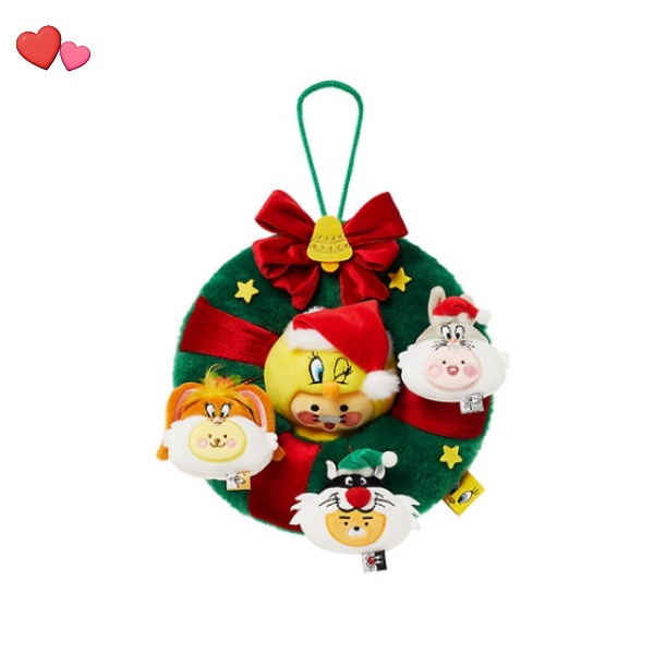 ルーニートゥーンズ X フレンズ クリスマスリース ぬいぐるみ フレンズ