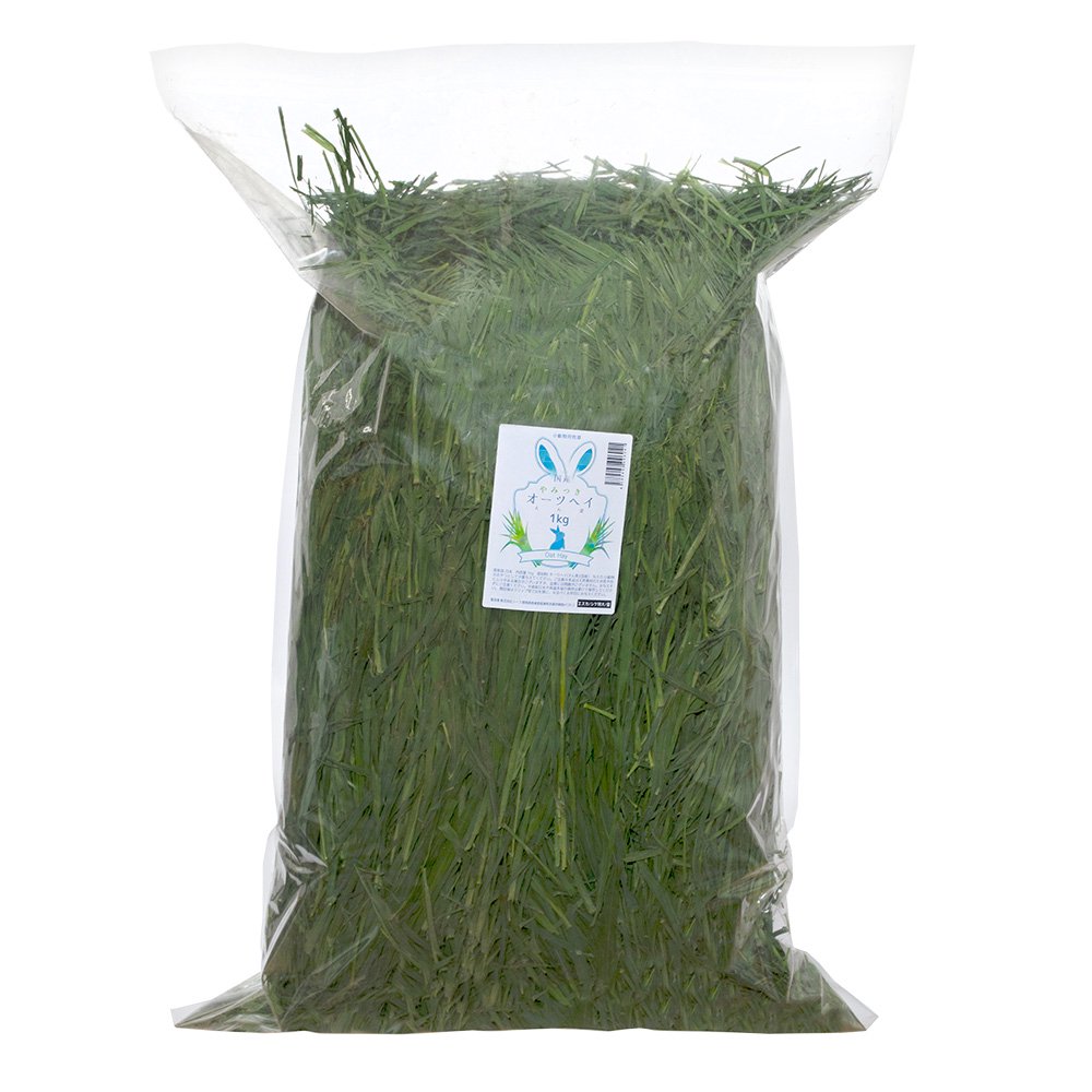 国産　やみつきオーツヘイ（えん麦）　１ｋｇ　業務用サイズ　牧草　うさぎ　モルモット　小動物　おやつ　ＵＳＡＹＡＭＡ　ＣＲＣ50―77―35―00―00