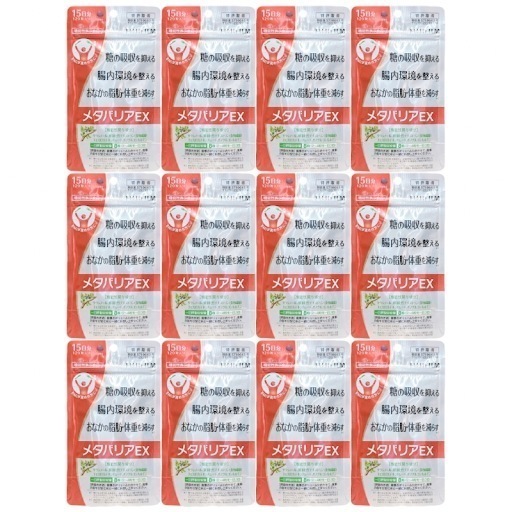 メタバリアEX 120粒 サラシアサプリメント 12個セット 23,000円