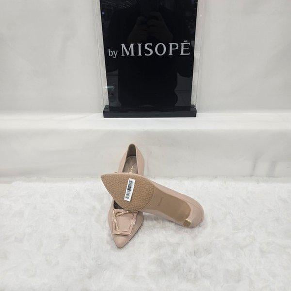 By 女性モダンポイントバックルヒール 112HT411FY006 LPINK 4 JJ