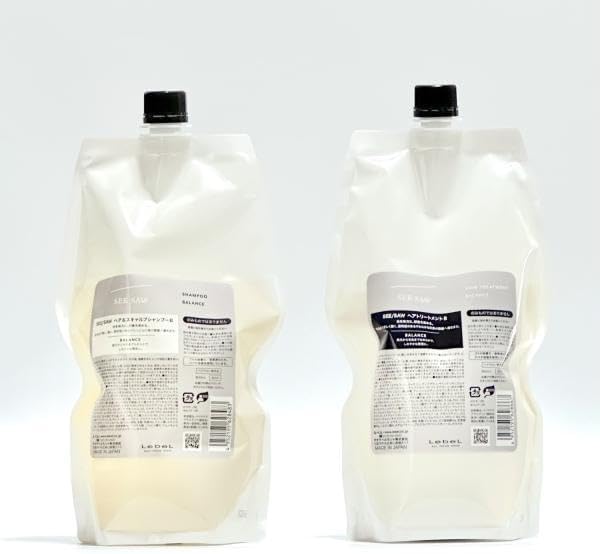 ルベル セット品 シーソー バランス ヘア＆スキャルプシャンプー800ml× ヘアトリートメント800ml