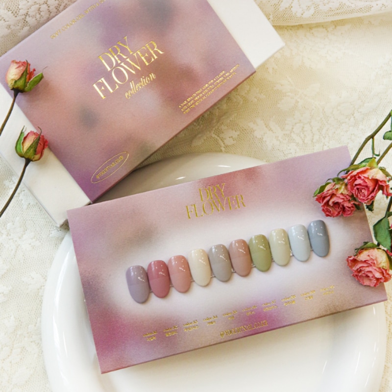 yogurt nail / DRY FLOWER COLOR GEL 10SET 13,860円