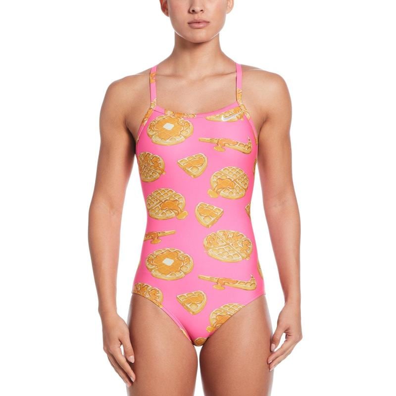 女性用トーストワッフルレーサーバックローレッグカット NESSF017-678