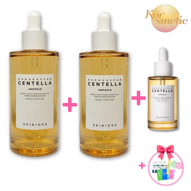 [大容量企画/1 + 1] マダガスカル センテラ アンプル 120mL+120mL+30mL/ 敏感肌の鎮静アンプル/敏感になった肌の鎮静ケア/ベタつかない
