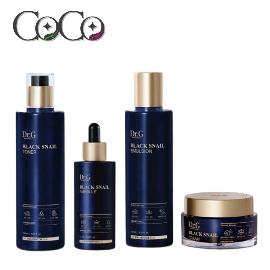 【正規品】ブラックスネイルプレステージトナー150ml+エマルジョン150ml+アンプル50ml+クリーム50ml