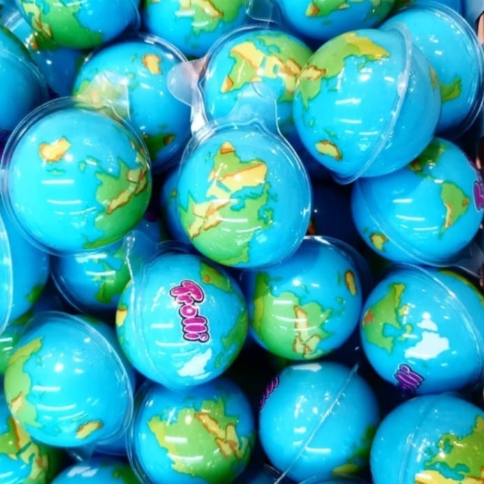 即日発送30個 Trolii 地球グミ 正規品 ハロウィン 地球ゼリーで話題 韓国お菓 / 目玉グミ