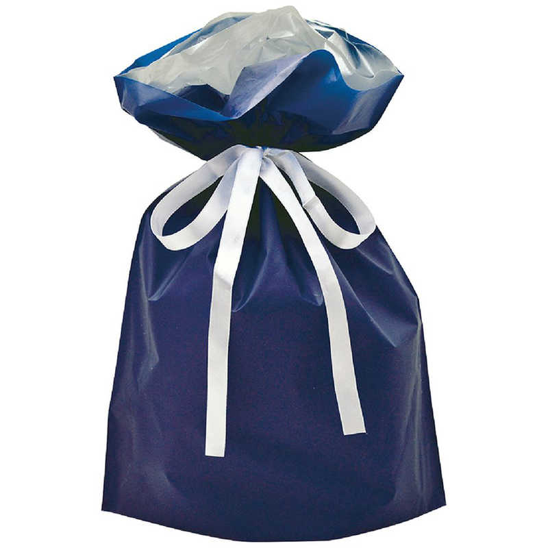 ササガワ　巾着袋 ネイビー 240×360＋120 50P　503460 5,591円