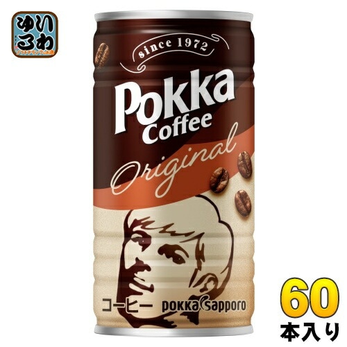 ポッカサッポロ ポッカコーヒー オリジナル 190g 缶 60本 (30本入×2 まとめ買い) 珈琲飲料 コーヒー飲料
