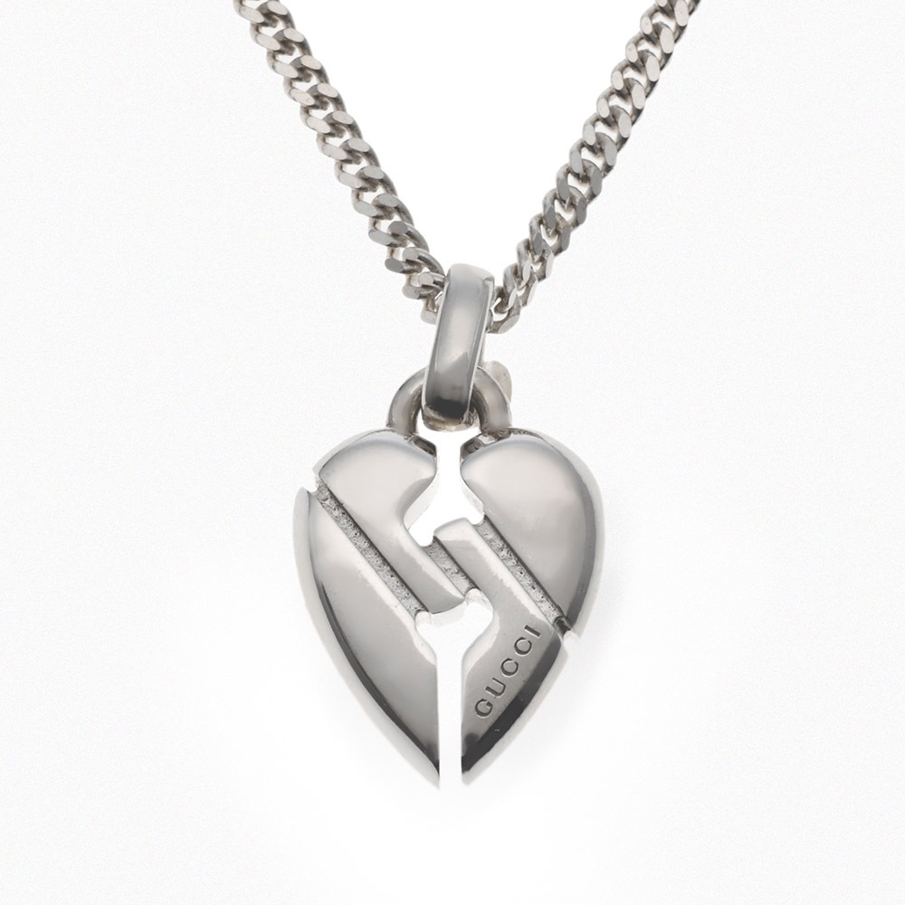 GUCCI 313463-J8400-8106 GUCCI KNOT HEART グッチ ノット ハート ネックレス SIVER925/スターリングシルバー