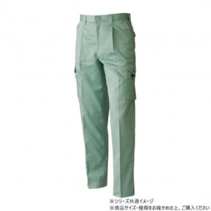 桑和 4338 ワンタックカーゴパンツ 82サイズ モスグリーン(107)