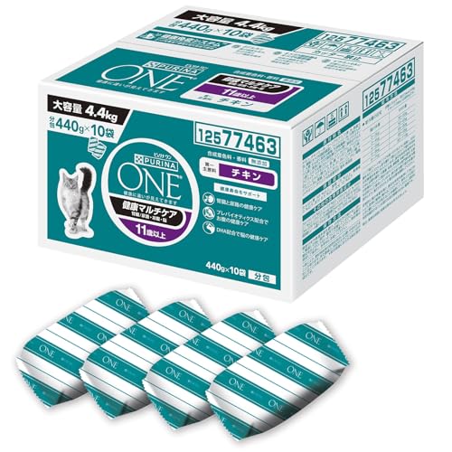 ピュリナ ワン キャット ドライ 健康マルチケア 11歳以上用 チキン 4.4ｋｇ(440g×10袋入)
