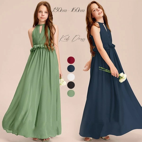 ピアノ発表会 ドレス 中学生 ワンピース ジュニアドレス 七五三 キッズドレス ドレス ピアノ 発表会 ロング 子供ドレス ワンピース お姫様 上品 可愛い エレガント 女の子 結婚式 子供 フォーマ