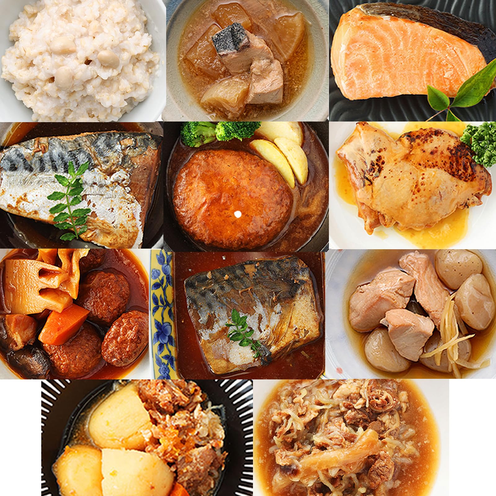 【ごはん付き 15食セット】無添加 レンジ対応 おかず10種+ライス5個 長期保存 備蓄食 お弁当 ストック [常温備食生活 うちのや]