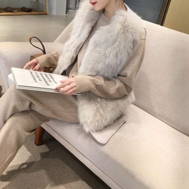 【送料無料】レディース 2カラー フェイクファー ベスト ふわふわ 大人可愛い ママコーデ