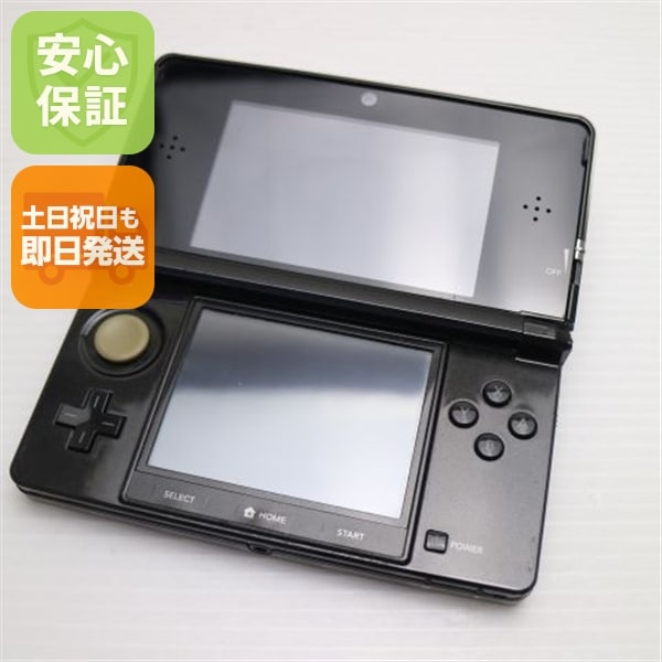 良品ニンテンドー3DS コスモブラック game 任天堂 48