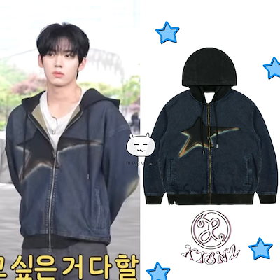 【XTONZ】 Carpenter Damage 2Way Hood Zip-Up ☆韓国の人気 XTONZ】 Carpenter Damage 2Way Hood Zip-Up ☆韓国の人気