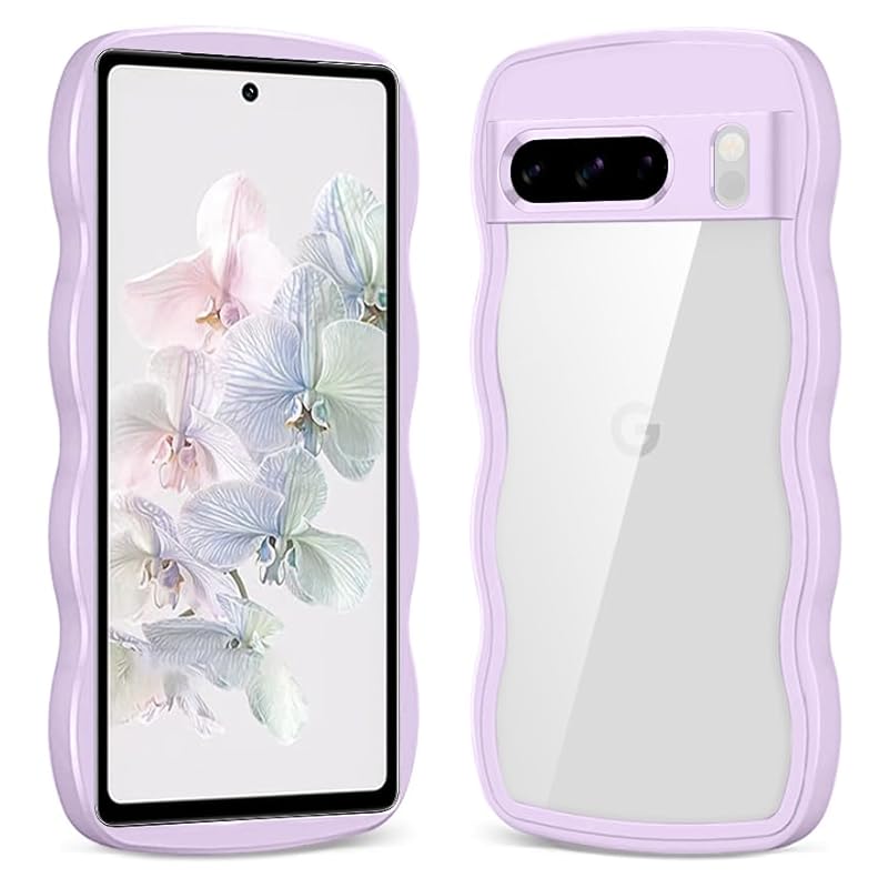 透明 Pixel 8 Pro ケース クリア 全面保護 人気 韓国 かわいい ピクセル 8 Pro カバー 滑り止め 薄型 軽量 耐衝撃 TPU レンズ保護 おしゃれ 落下防止 Pixel8 Pro