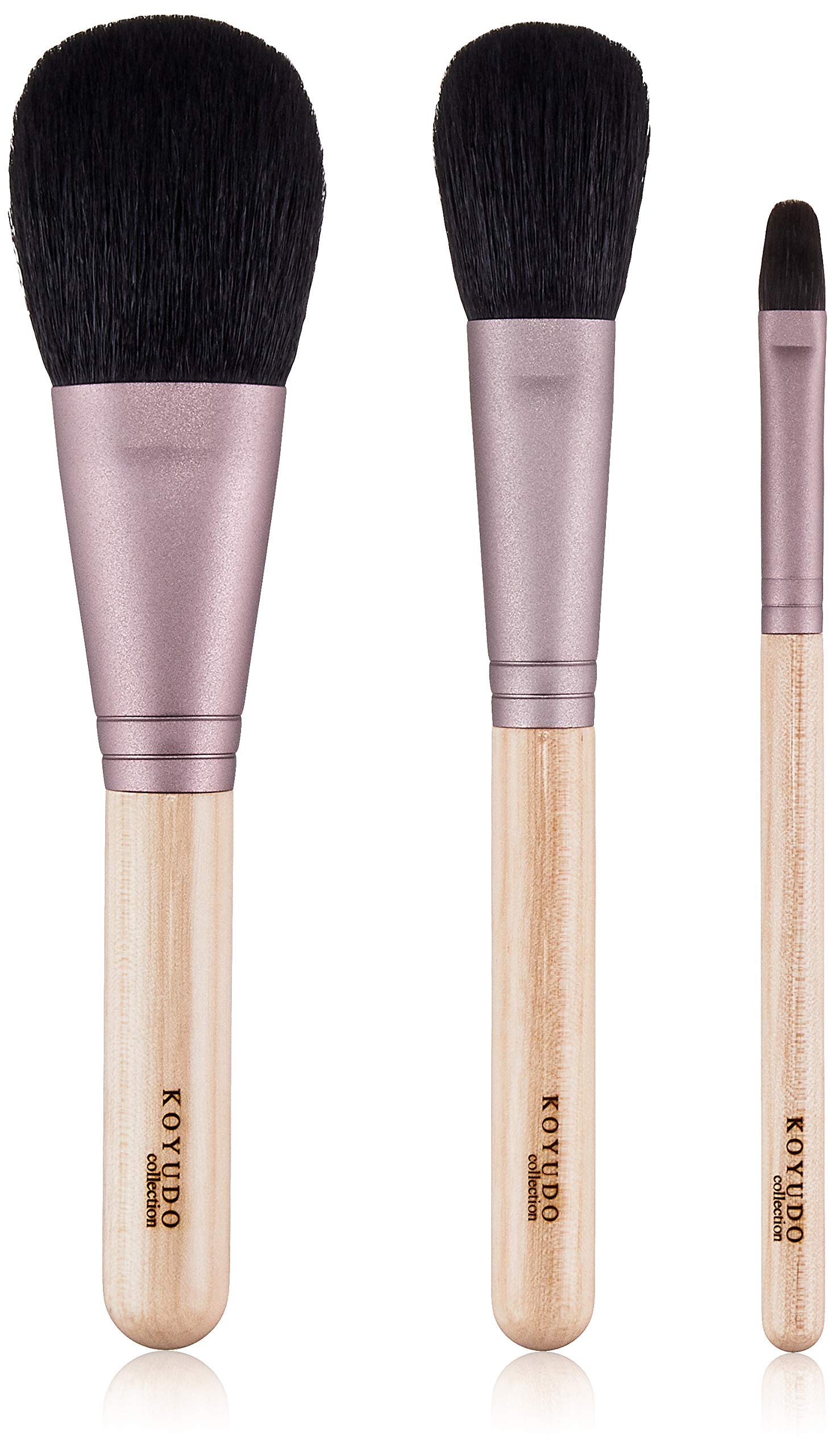 晃祐堂メイクブラシ 凛 ブラシ3本セット