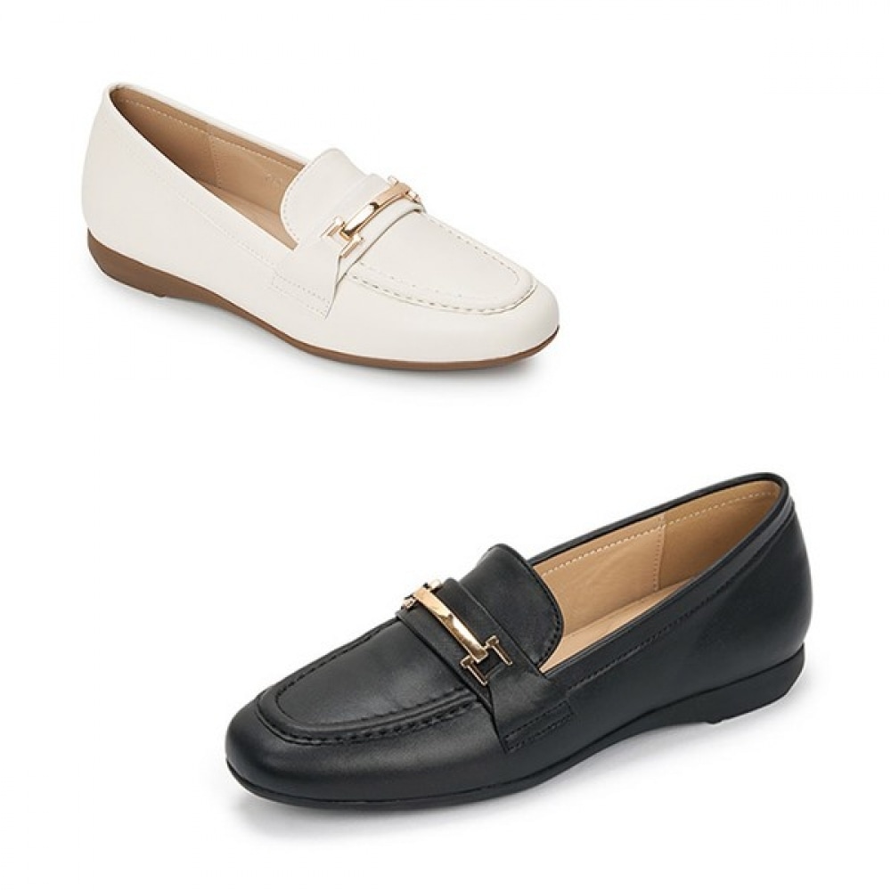 (Mook) レディースデラカジュアルローファー 2色