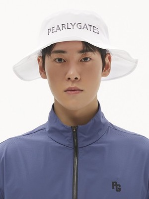 本物のPEARLY GATES GOLF ストライプロゴストラップバケットハット