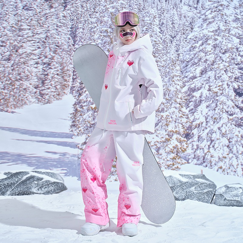 スノーボードウェア 上下セット レディース メンズ 防水20000mm スキーウェア スノボウェア ジャケット アウター パーカー ロングパンツ 男女兼用 防水 防寒