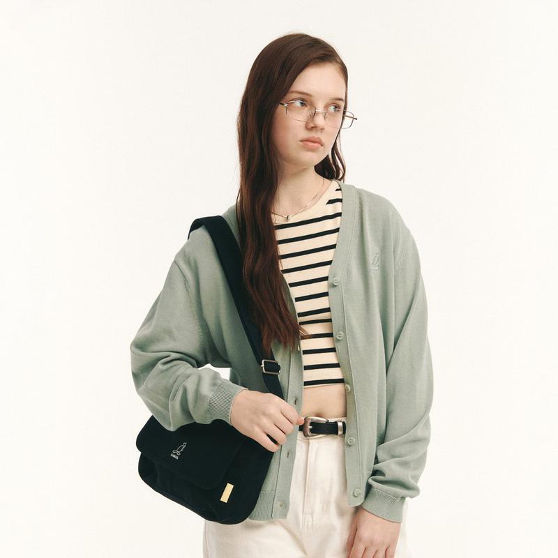 ラッキーキャンバスミニクロスバッグ 3340 ブラック