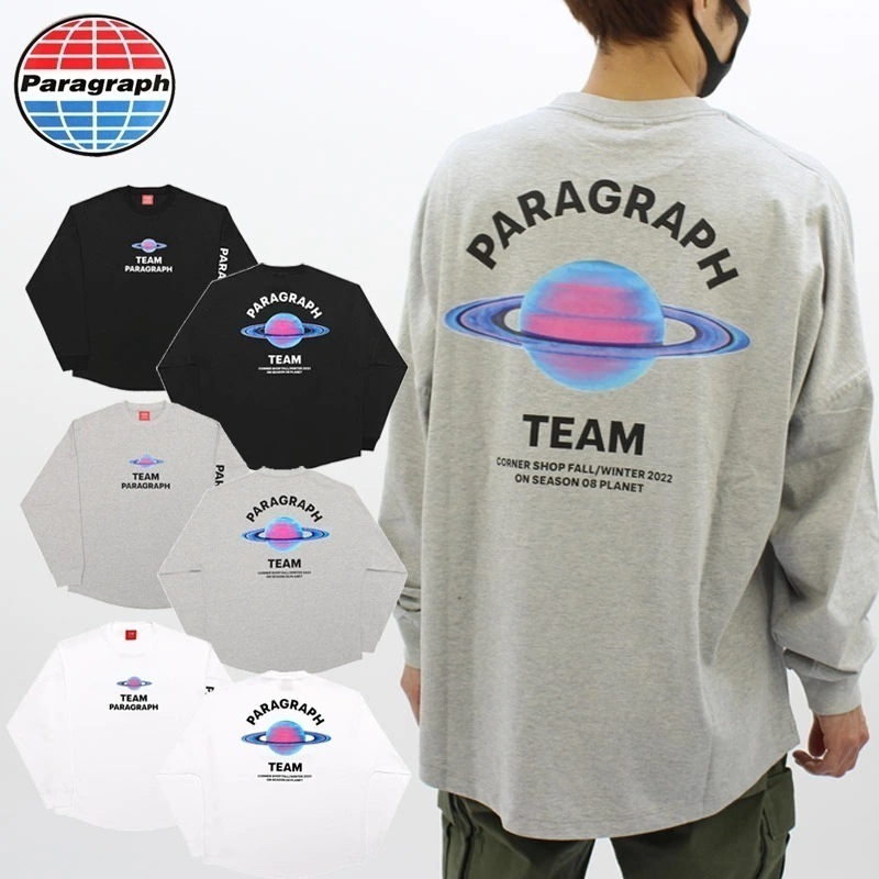パラグラフ TEAM LONG SLEEVE TEE NO.08-005 チームパラグラフ ロングスリーブTシャツ 長袖 メンズ レディース カットソー