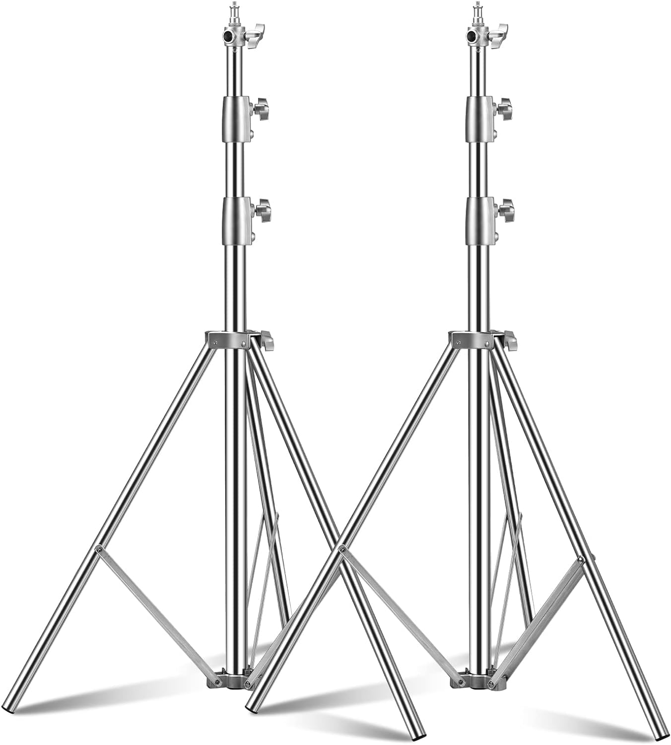 SOONPHO 2PCS ステンレス ライトスタンド