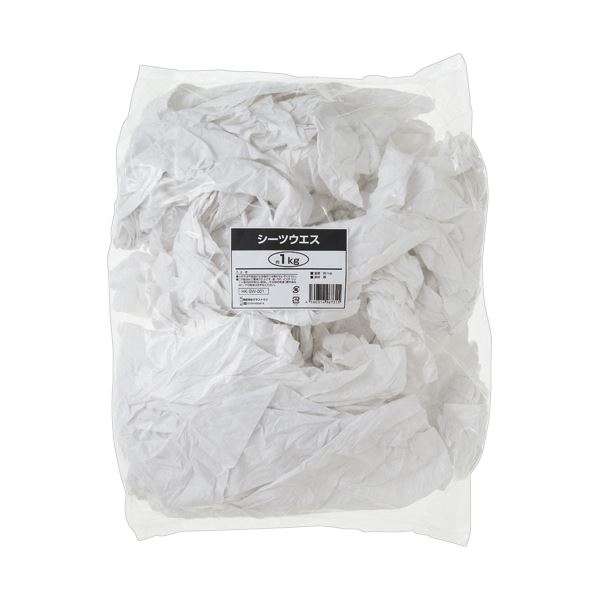 (まとめ) クラフトマン 綿シーツウエス 1kgHK-SW-001 1パック 3セット