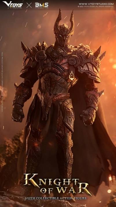 VTOYS X BMS War knight Heartless person 1/12 アクションフィギュア VSD005