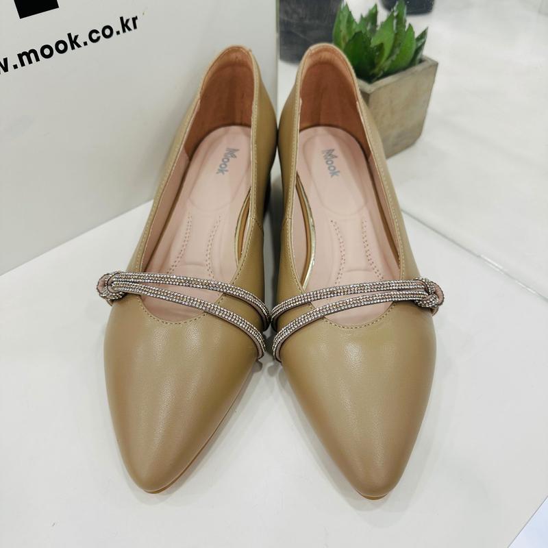 女性パンプス 3cmヒール ベージュAP