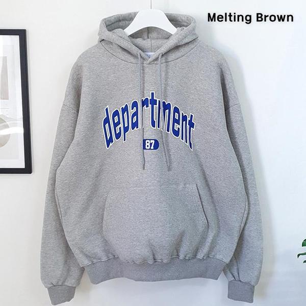 メンズ起毛パーカー オーバーフィットパーカー dp23