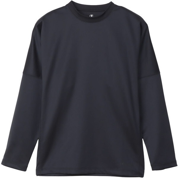 チャンピオン リカバリーウエア C3-CS490 090 LONG SLEEVE T-SHIRT ブラック S ロングTシャツメンズ