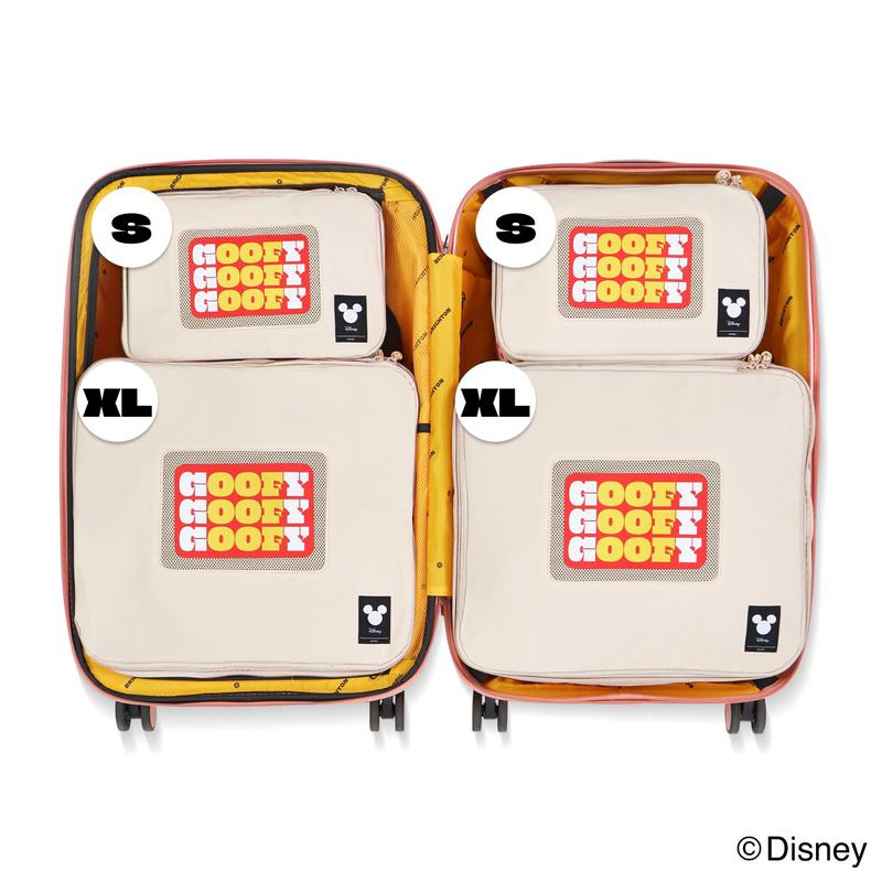 ディズニー ポプル S+S+XL+XLセット 圧縮ポーチ 衣類整理 キャリーケース衣類収納 バッグ 旅行用品 旅行準備物 必需品