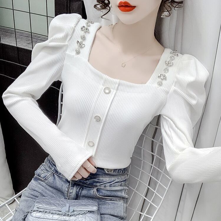 スクエアネックニット トップス ニットソー セーター 袖あり 長袖 スクエアネック かわいい 大人可愛い きれいめ シンプル カジュアル 大人 上品 おしゃれ お洒落 大人可愛い 大人女子 こなれ感