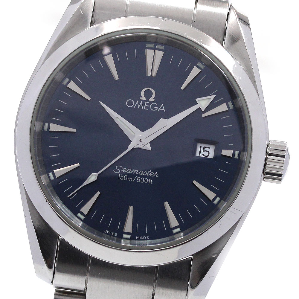 オメガ OMEGA 2518.80 シーマスター アクアテラ デイト クォーツ ボーイズ _861432【中古】