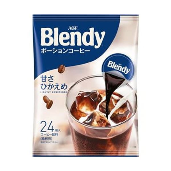 （まとめ）味の素AGF ブレンディポーションコーヒー 甘さひかえめ 18g 1セット（72個：24個3袋）5セット 12,871円
