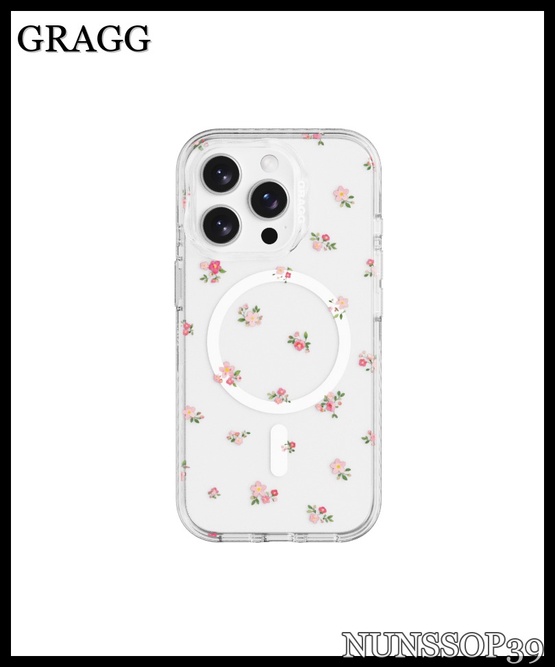 GRAGG MAGSAFE LAYERS FRAME CASE CLEAR - SOFT BLOOM