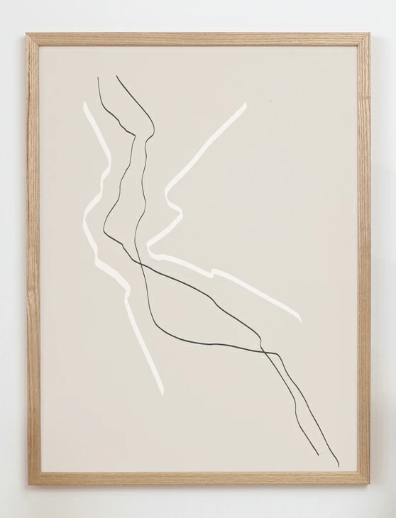 CARO CARO PRINTS Minimalist Line Art Print