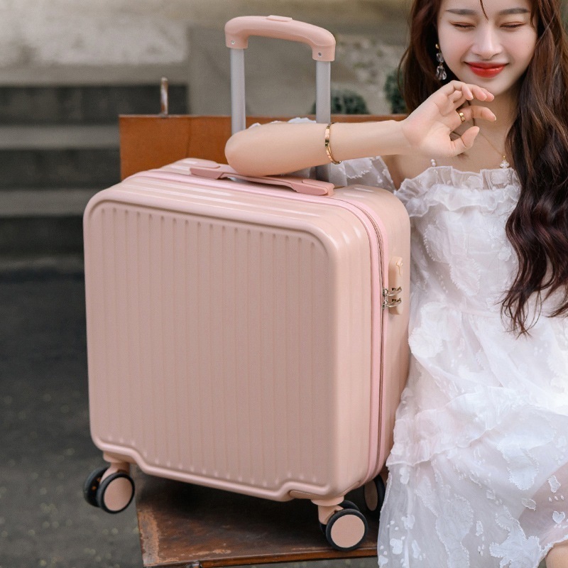 パスワード トロリーケース新しい ミニキャスター 小型 9in6-shop旅行シーズン小型スーツケース スーツケース 近距離 軽量 搭乗ケース レディース